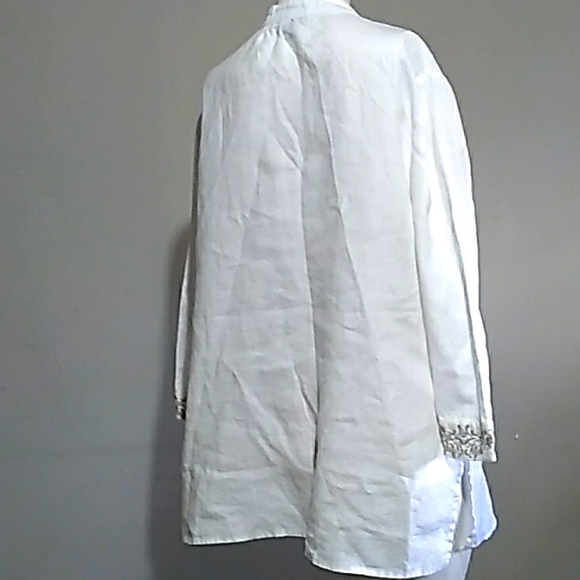 New  | STYLE & CO. | 46" bust L , Linen Blouse - Picture 10 of 10